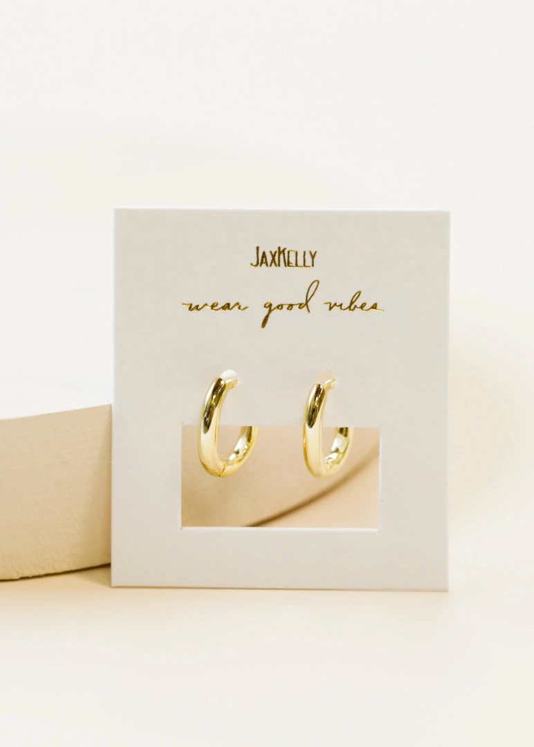 JaxKelly Small Rectangle Hoop Gifting 3 JaxKelly Small Rectangle Hoop Gifting