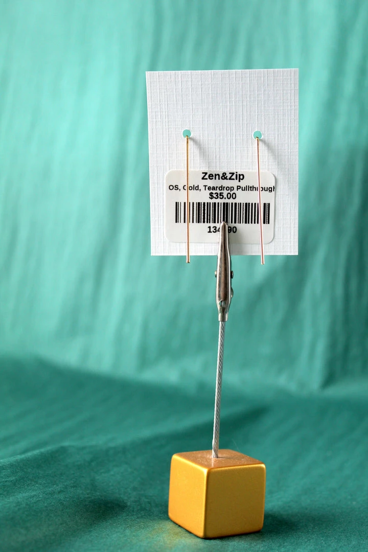 Sai Brazil Teardrop Hoop Earring Gold 4 Sai Brazil Teardrop Hoop Earring Gold