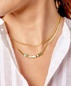 Gorjana Gifting Venice Gem Necklace Gold